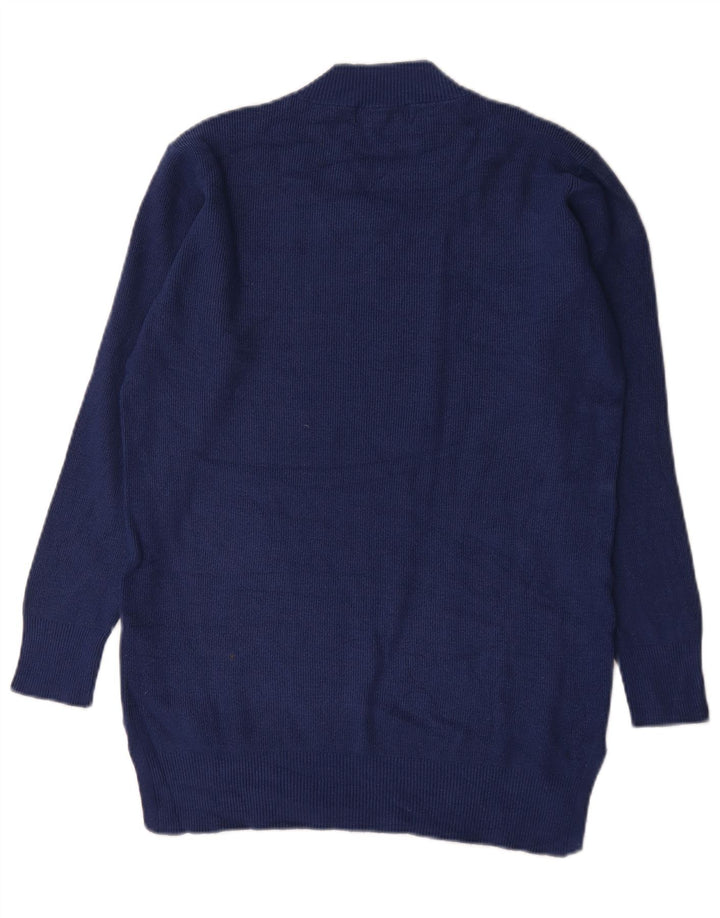 Marks & Spencer Mens V-Neck Jumper Sweater Medium Blue Viscose