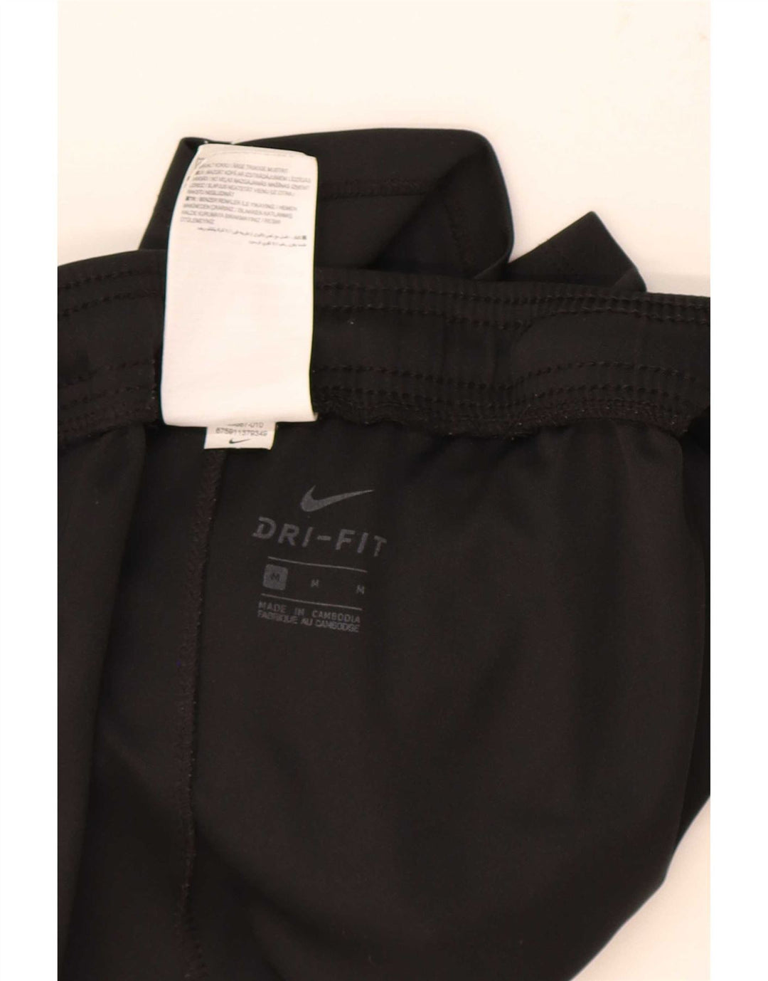 Nike Mens Dri Fit Sport Shorts Médio Preto Poliéster