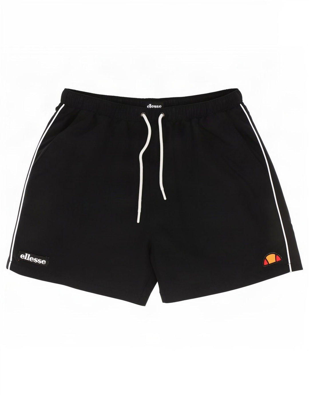 Ellesse Herren-Badeshorts, groß, aus schwarzem Polyester