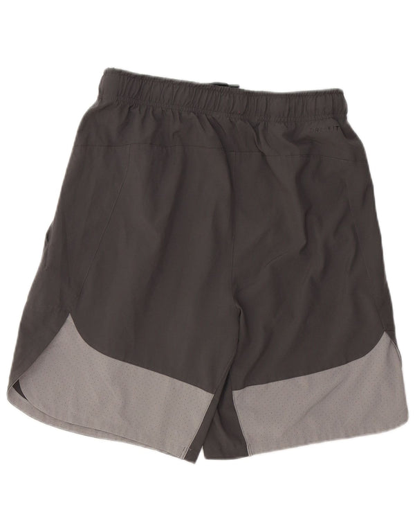 Nike Mens Dri Fit Sport Shorts Small  Grey Colourblock Polyester