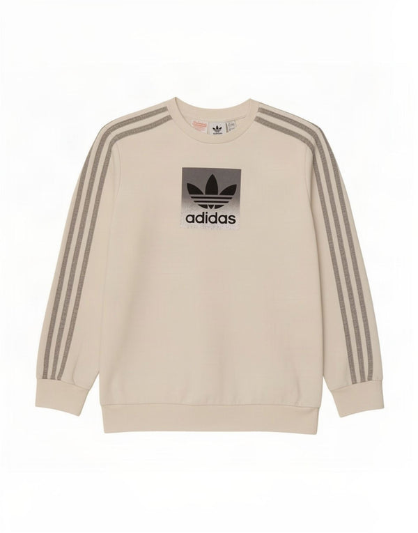 Suéter gráfico Adidas Meninos 13-14 anos algodão branco