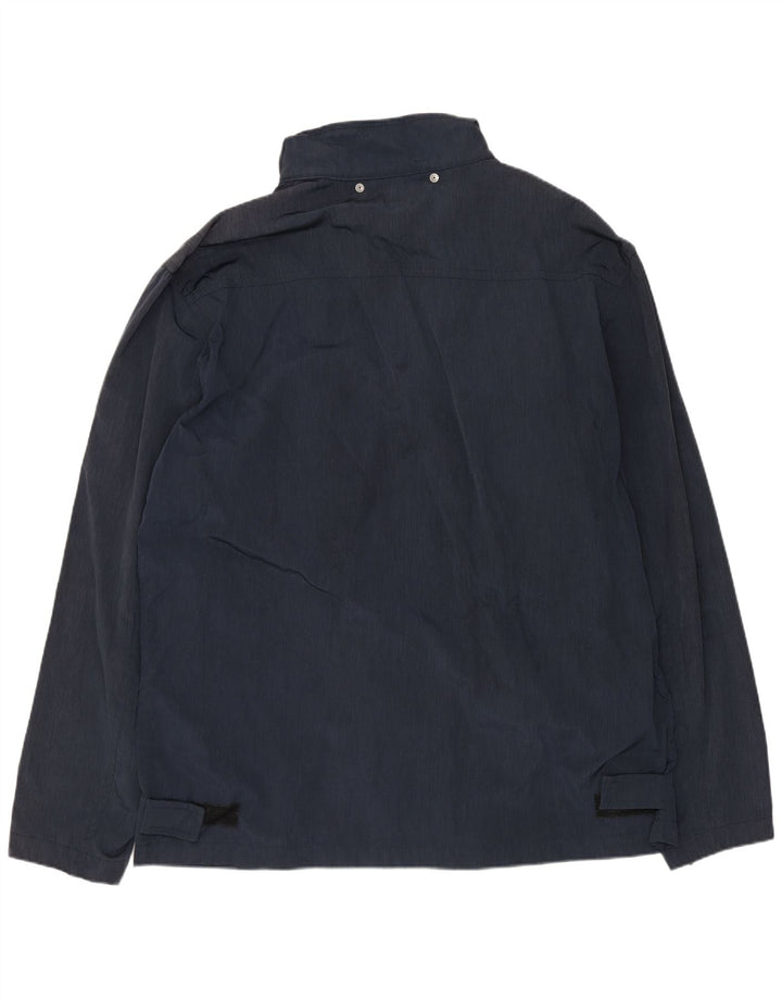 Giacca Antipioggia Uomo Trussardi IT 52 XL Blu Navy Poliammide
