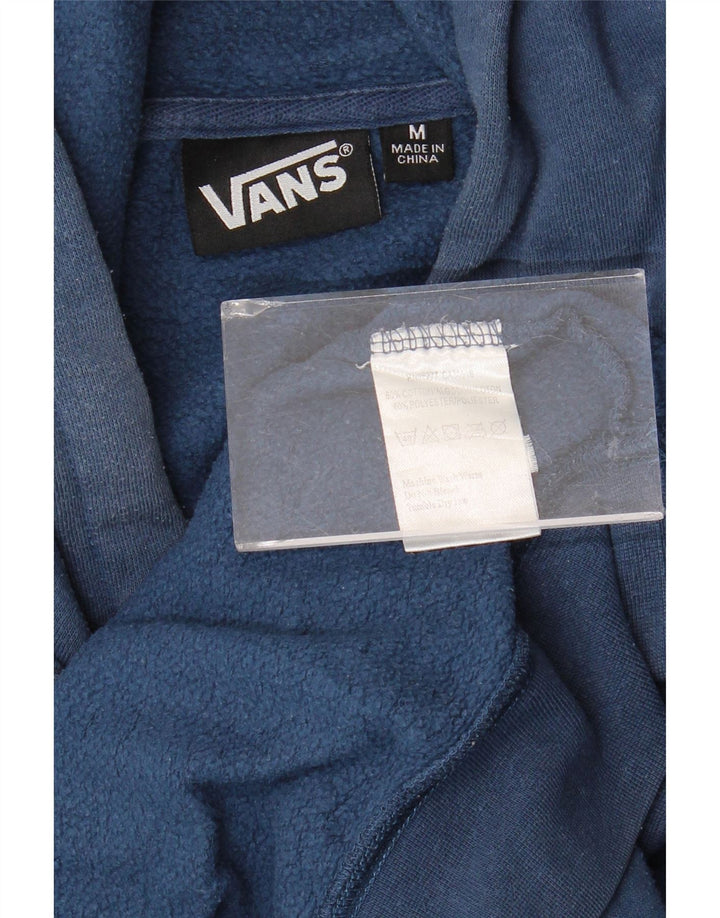 Vans Pull à capuche graphique en coton bleu moyen homme