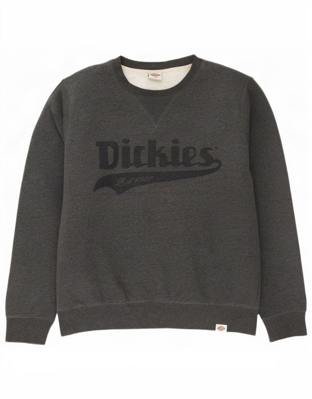 Dickies Herren-Sweatshirt mit Grafik, groß, aus grauer Baumwolle
