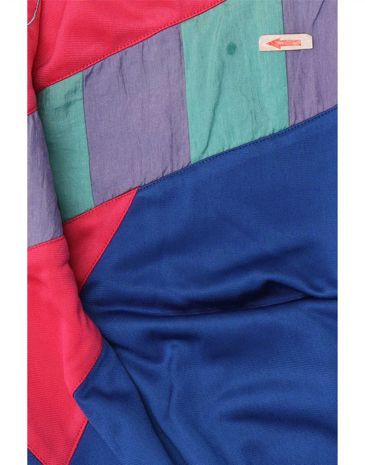 Vintage træningsdragt til mænd Topjakke XL Flerfarvet Colourblock Polyester