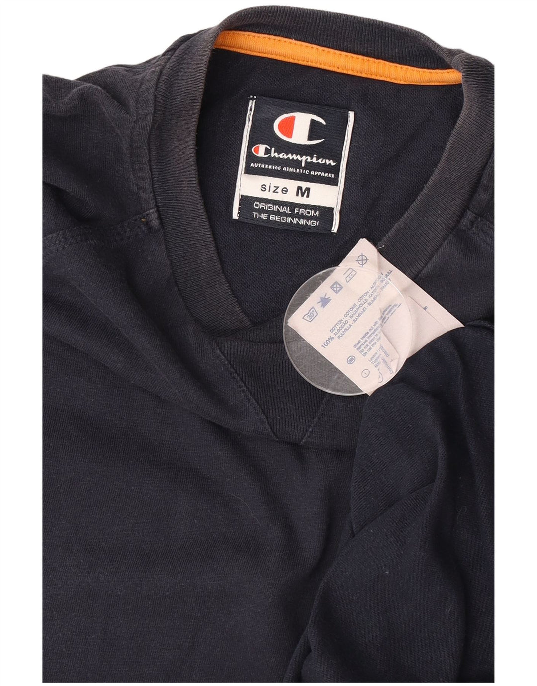Champion Mens Vest Top Medium Navy Blue Cotton