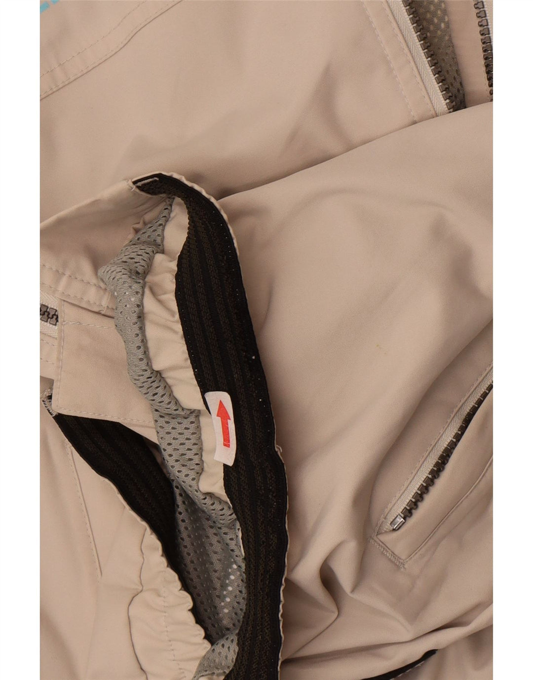 Murphy & Nye Mens Bomber Jacket UK 42 XL Beige Polyamide
