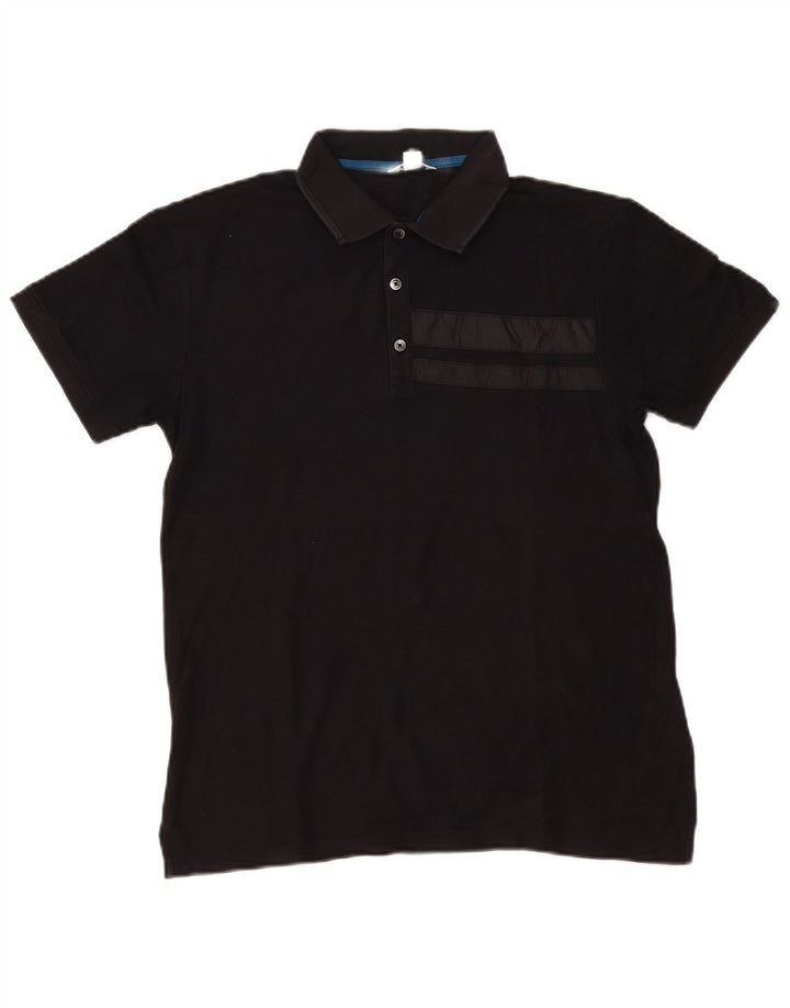 Calvin Klein Polo Homme Petit Noir Coton