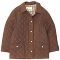 Aquascutum Veste matelassée pour femme UK 16 Large Marron Nylon
