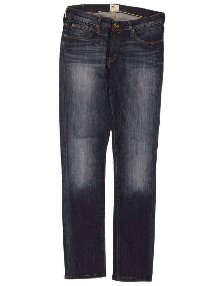 Lee Womens Jade Slim Jeans W31 L33 Blue Cotton