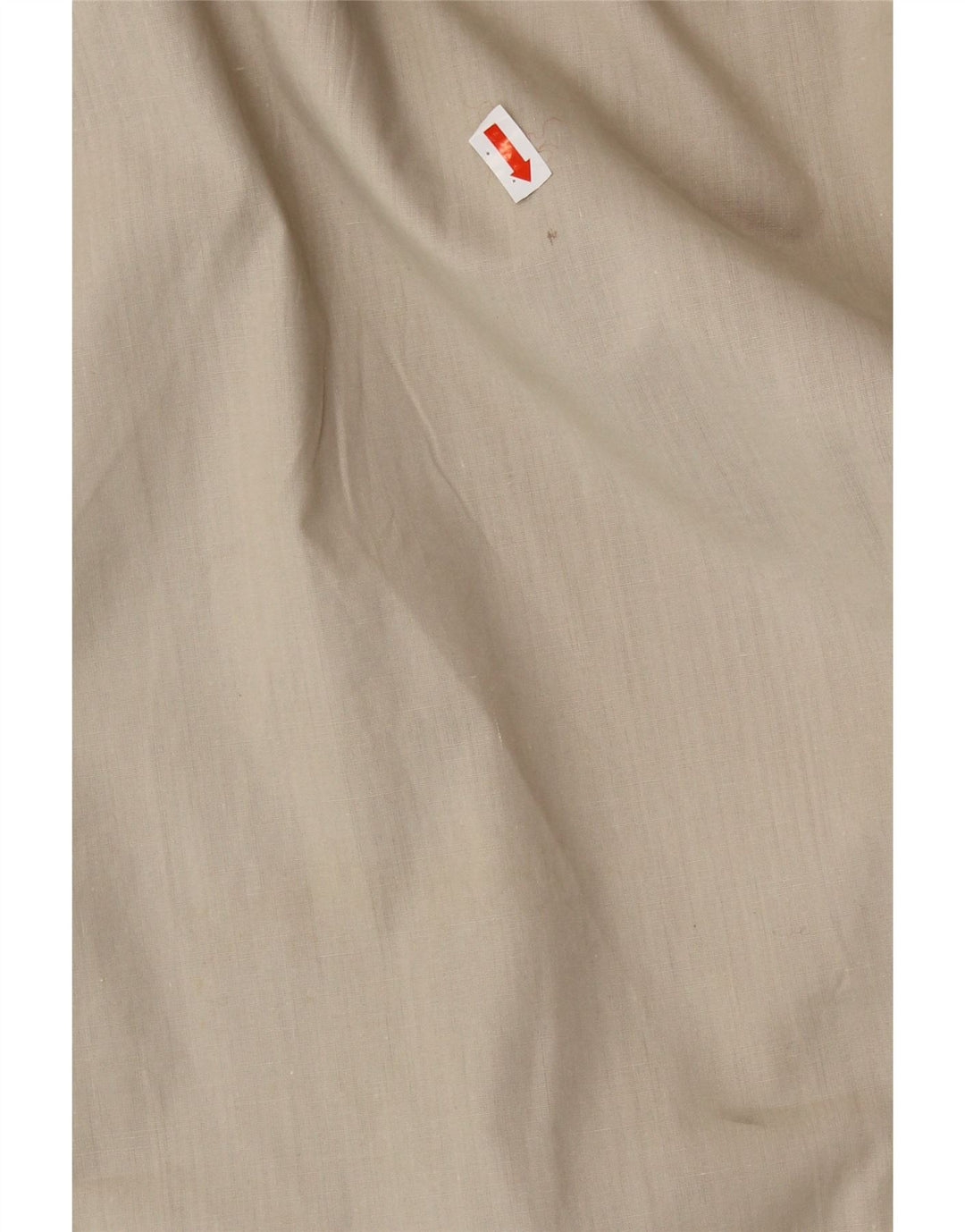 VINTAGE Womens Bomber Jacket UK 14 Large  Beige Polyester