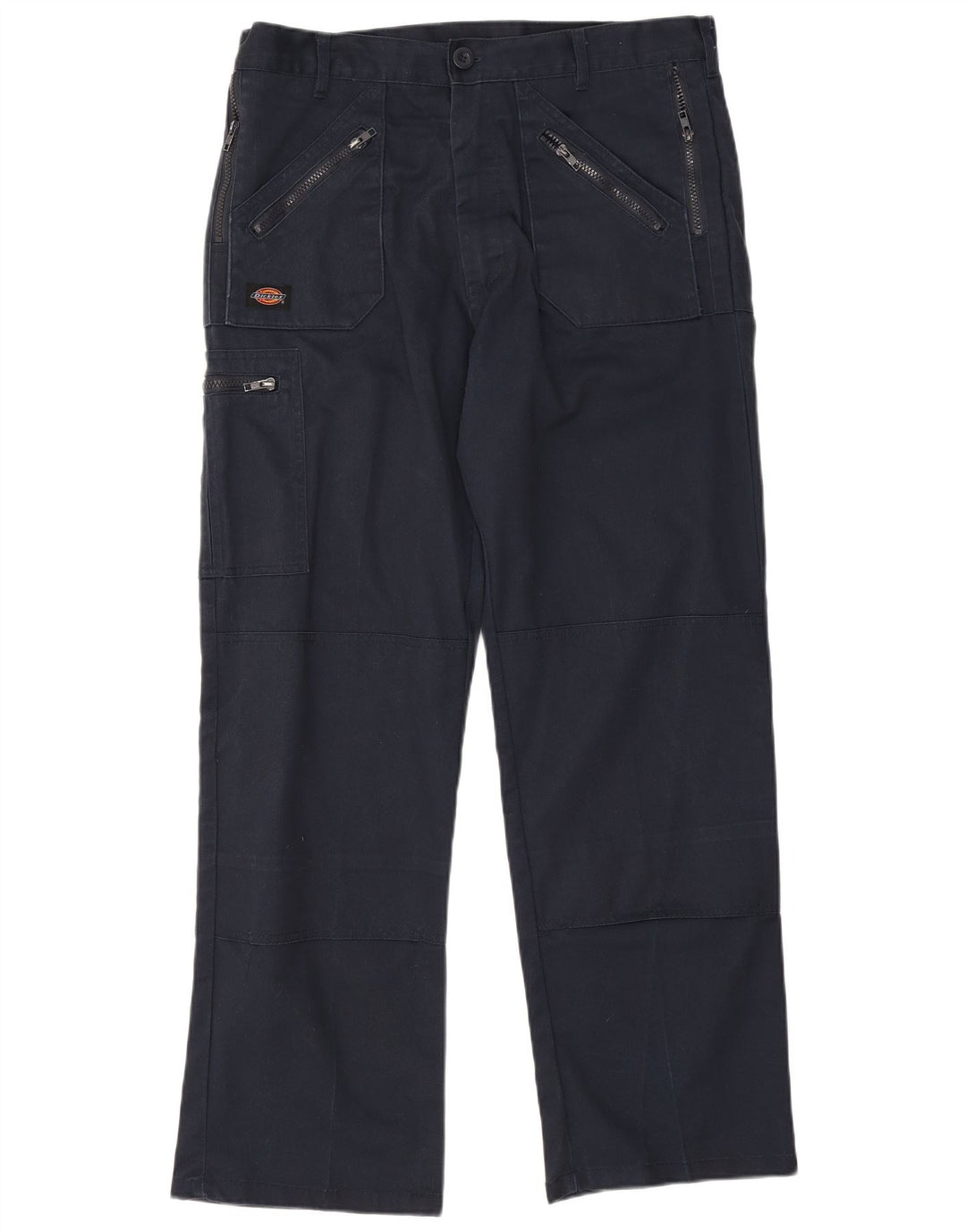 Мужские прямые брюки-карго Dickies W34 L31 темно-синие из полиэстера
