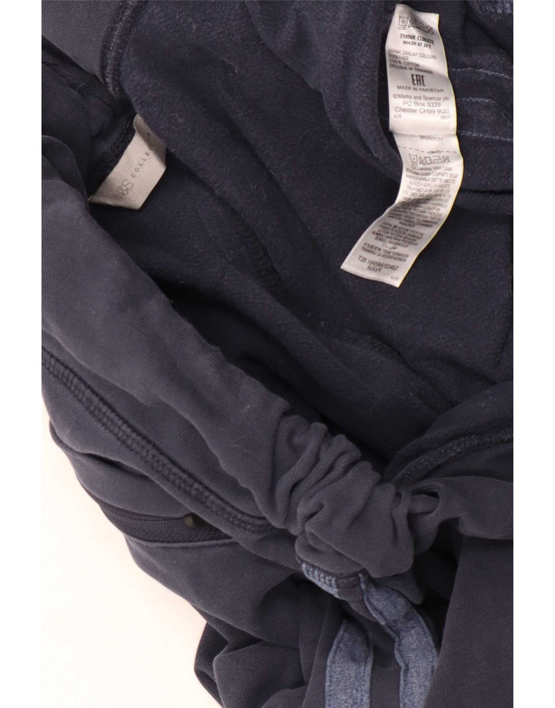 Marks & Spencer Pantalon de survêtement pour homme 2XL Bleu marine Coton