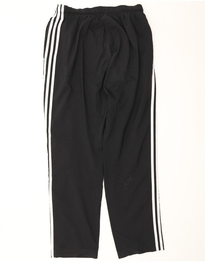 ADIDAS Mens Tracksuit Trousers UK 40/42 Medium  Black Polyester Vintage Adidas and Second-Hand Adidas from Messina Hembry 