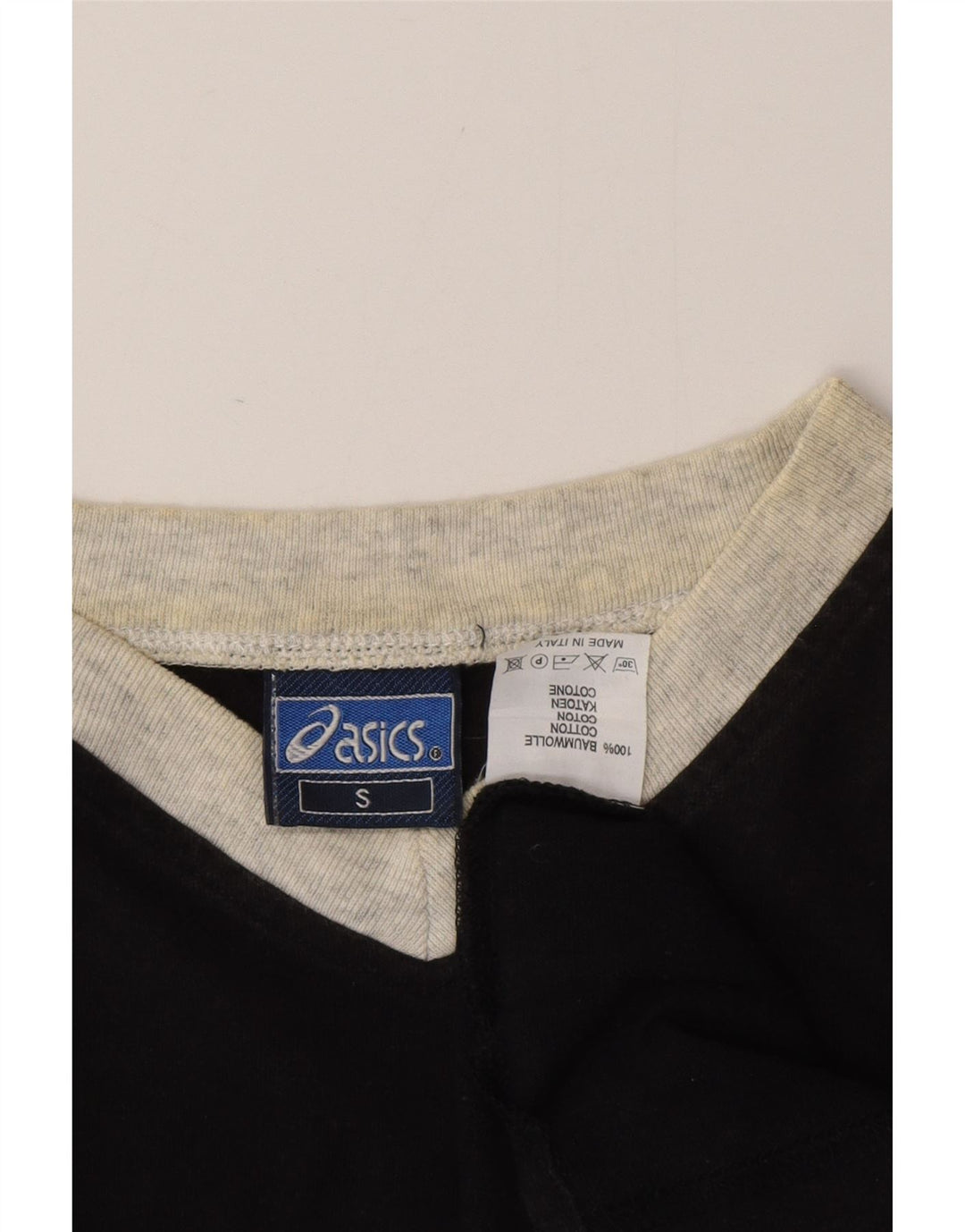 ASICS Herre T-Shirt Top Lille Sort Bomuld