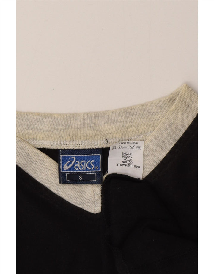 ASICS Herre T-Shirt Top Lille Sort Bomuld