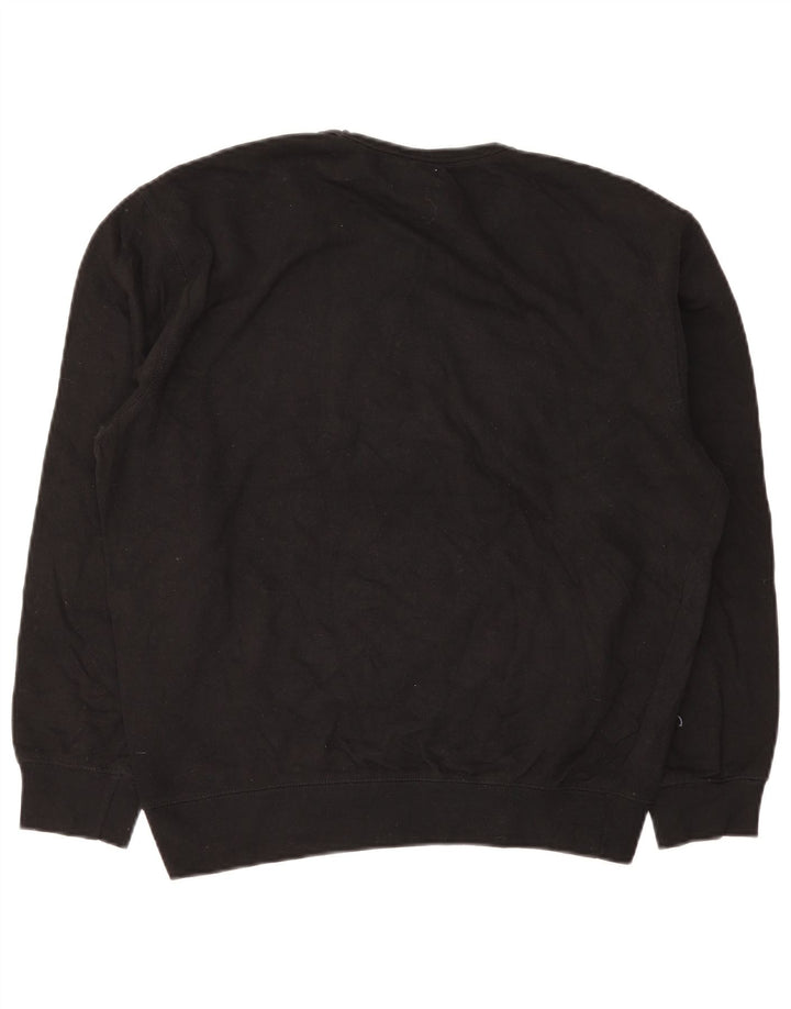 Gap Mens Graphic Sweatshirt Jumper Medium Black Cotton