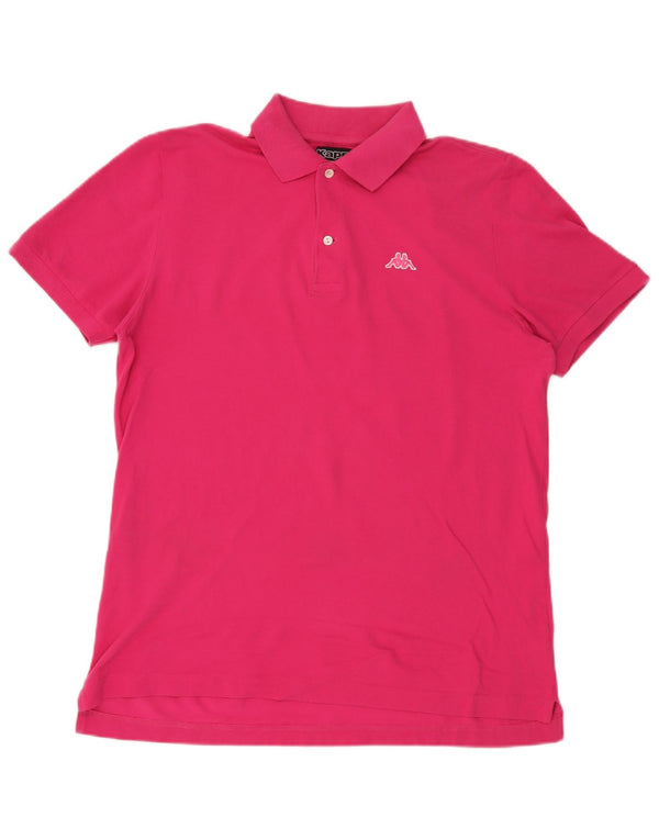 Kappa Polo Homme Grand Rose Coton