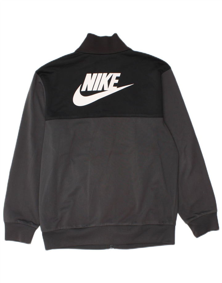 NIKE Boys Tracksuit Top Jacket 10-11 Years Medium Multicoloured