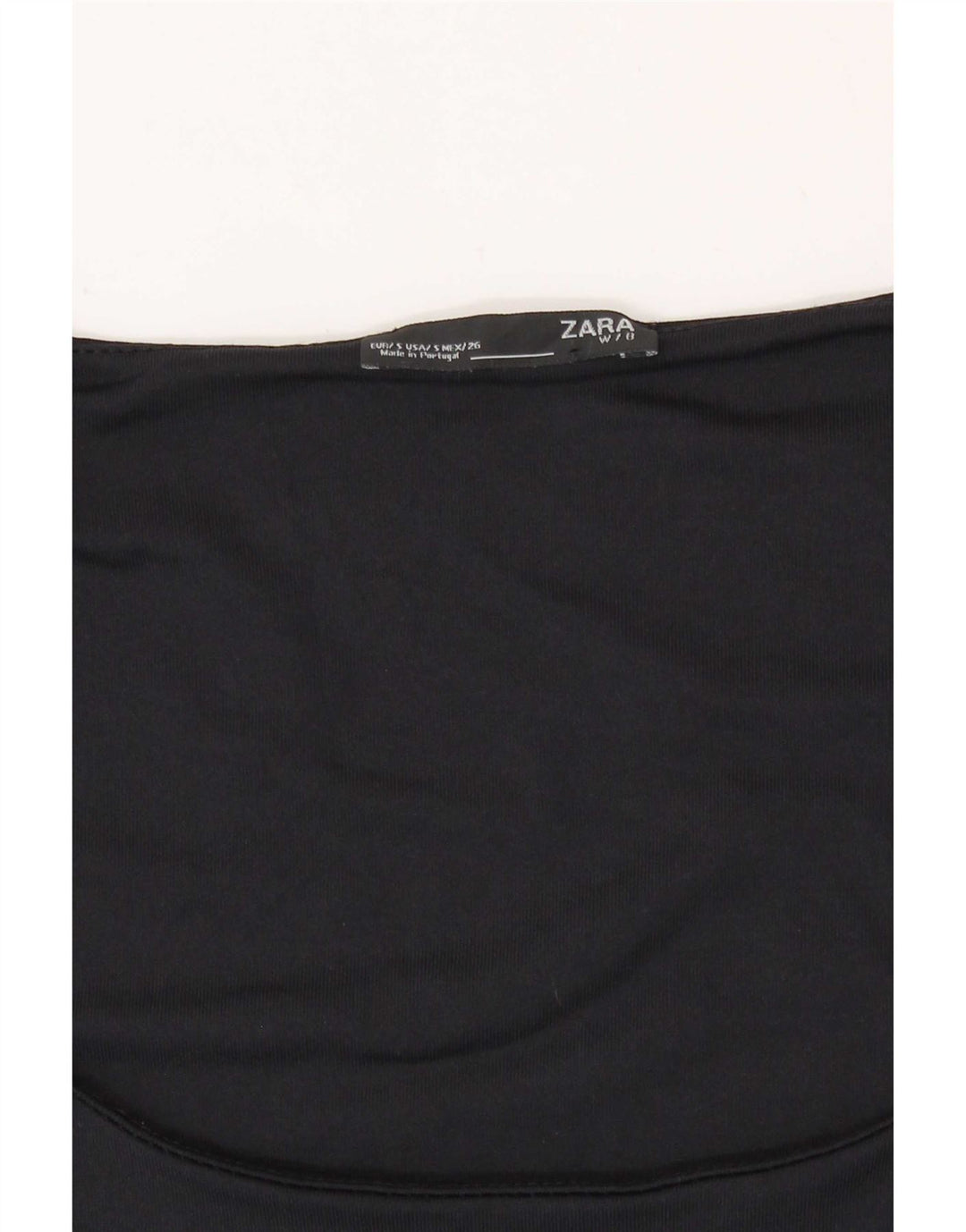 Zara Womens Sleeveless Vest Top UK 8 Small Navy Blue
