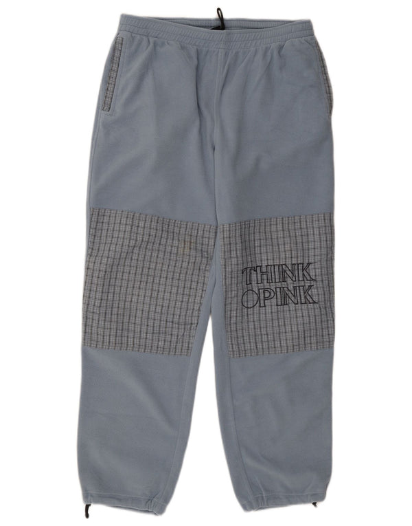 Think Pink Pantalon de survêtement graphique pour femme Joggers UK 16 Large Bleu