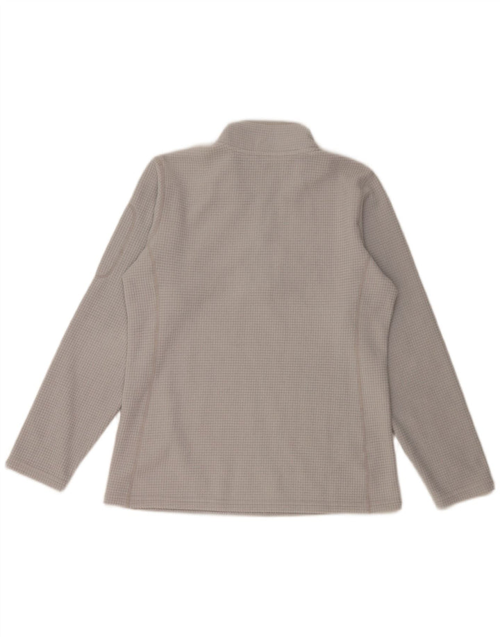 ORVIS Fleece Jumper med lynlås til mænd mellem grå polyester