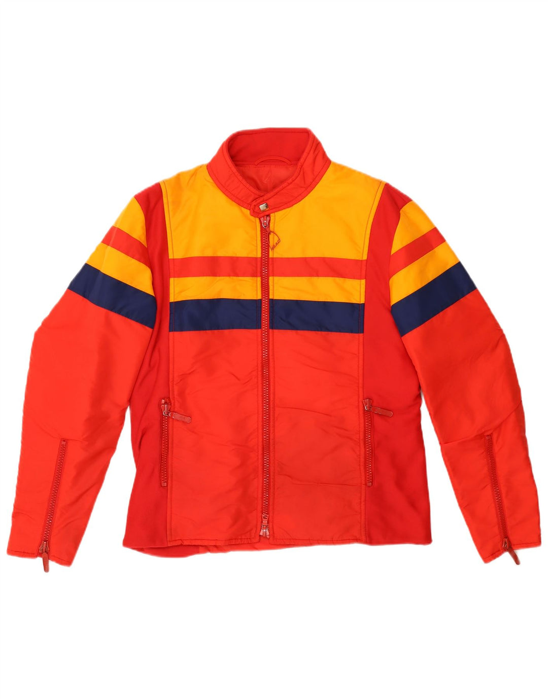HEAD Mens Ski Jacket EU 52 Large Red Colourblock