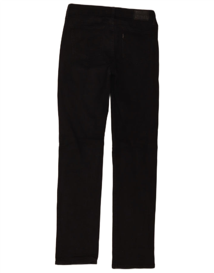 Женские прямые джинсы Levi's 714 W28 L32, черный хлопок