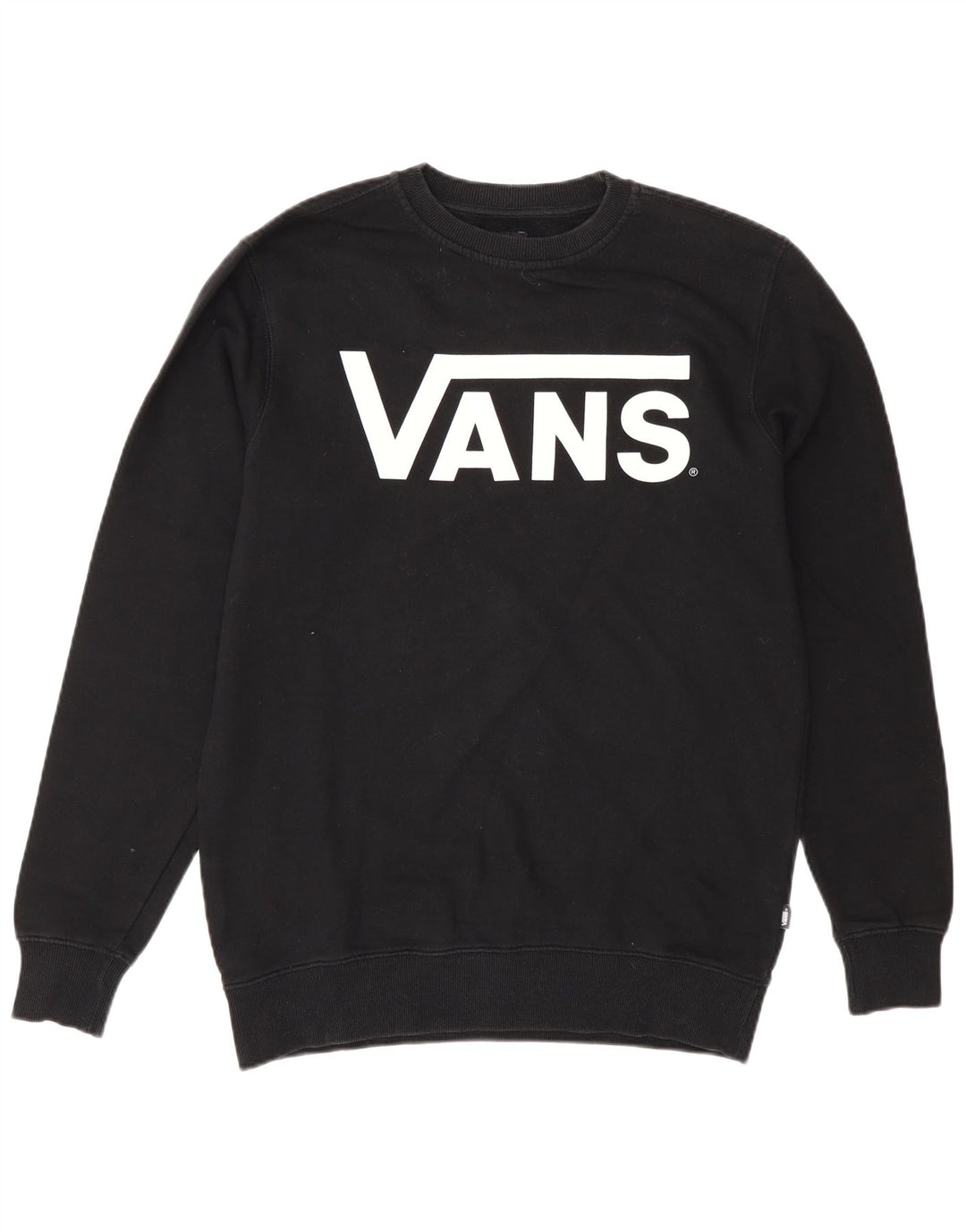 Vans Mens Graphic Sweatshirt Jumper Small Black Cotton