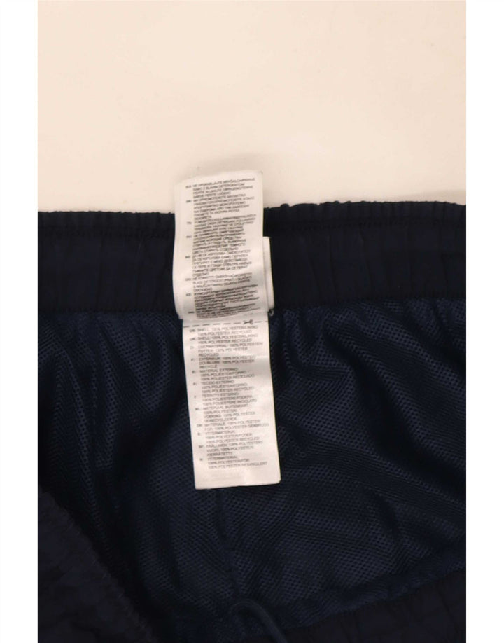 Pantaloncini sportivi Adidas Climalite da uomo di grandi dimensioni in poliestere blu navy