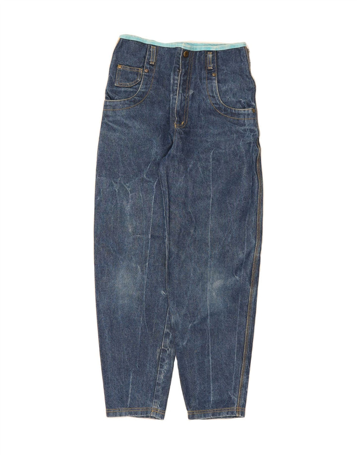 MATCH Womens High Rise Tapered Jeans W24 L26 Blue Vintage Match and Second-Hand Match from Messina Hembry 
