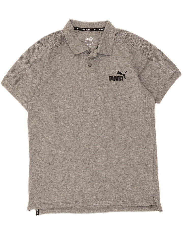 Puma Herre Polo Shirt Lille Grå Flecked