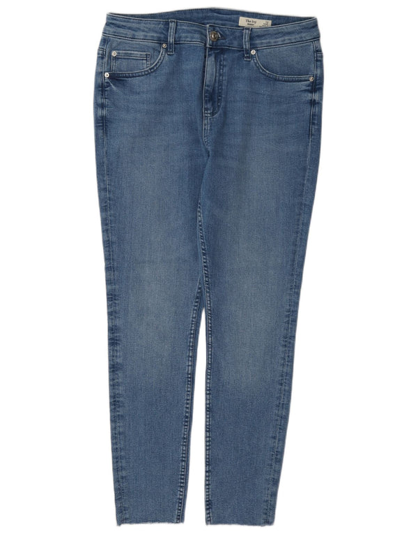 Marks & Spencer Damen The Ivy Skinny Jeans UK 12 Medium W30 L27 Blau