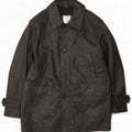 Conbipel Abrigo de cuero para hombre IT 52 Large Black