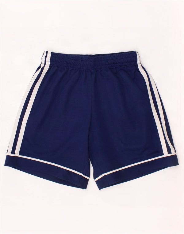 Adidas Boys Aeroready Sport Shorts 7-8 Years Navy Blue Polyester