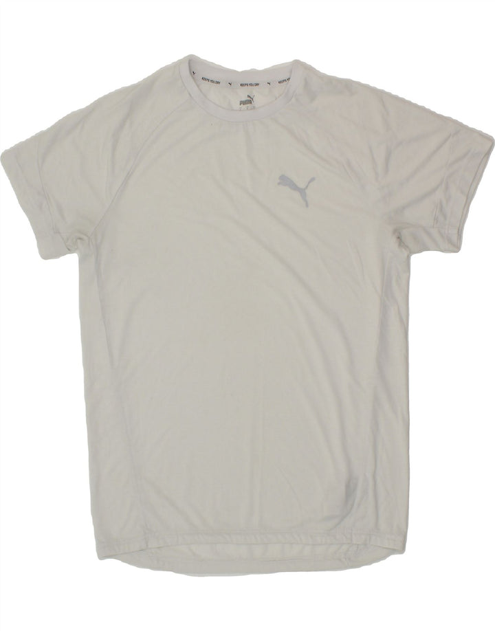 PUMA Mens T-Shirt Top Large White Cotton Vintage Puma and Second-Hand Puma from Messina Hembry 