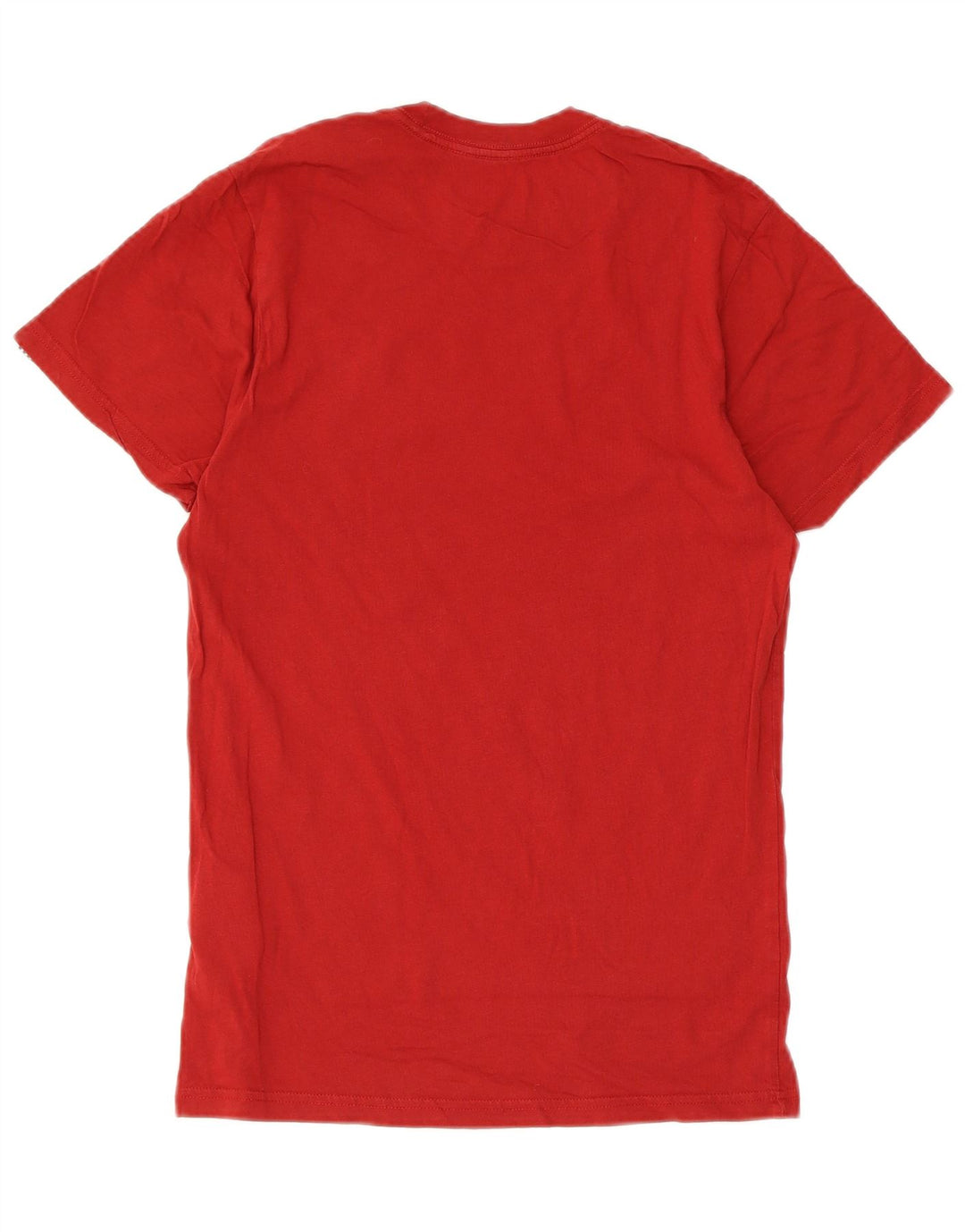 Vans Mens Custom Fit Graphic T-Shirt Top Small Red Cotton