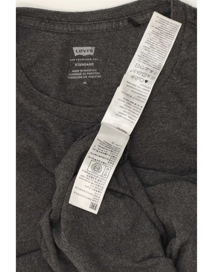 T-shirt standard da uomo Levi's Top in cotone grigio medio