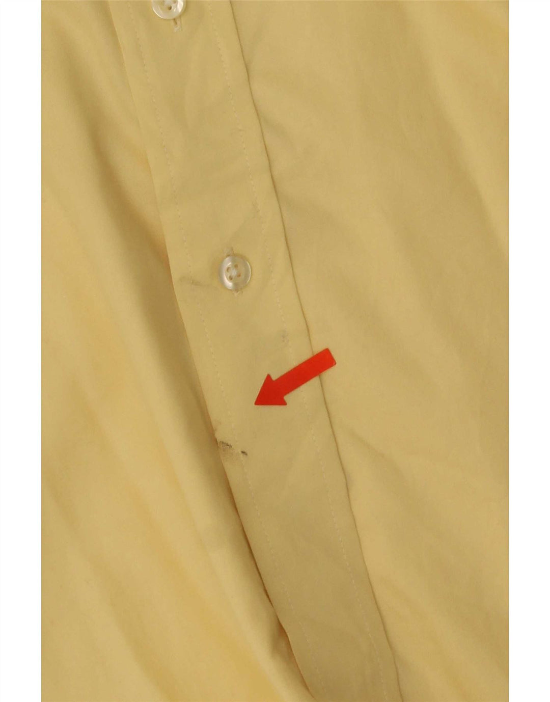 Chaps Ralph Lauren Mens Shirt XL Yellow Cotton