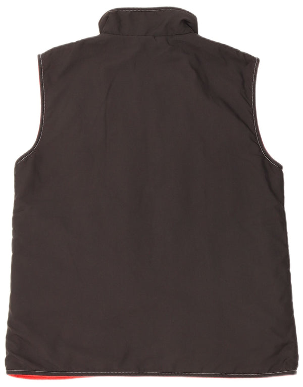 Lotto Chaleco Reversible Para Hombre UK 36 Small Negro Colorblock Poliéster