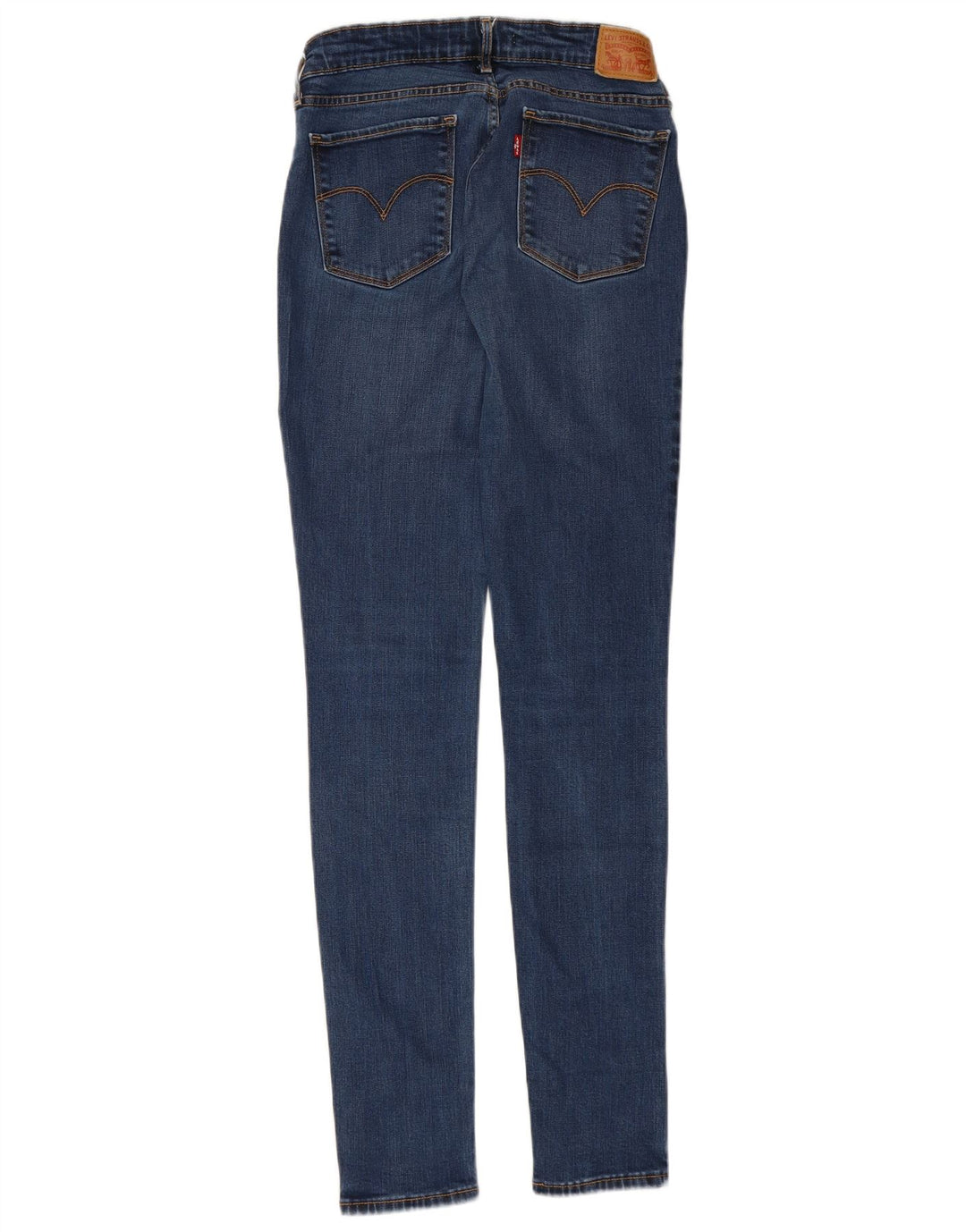 LEVI'S Womens 711 Skinny Jeans W29 L34 Blue Lyocell