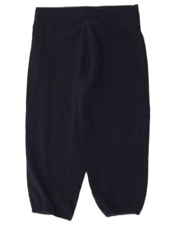 Nike Womens Dri Fit Capri Tracksuit Trousers Joggers UK 8 Small Navy Blue