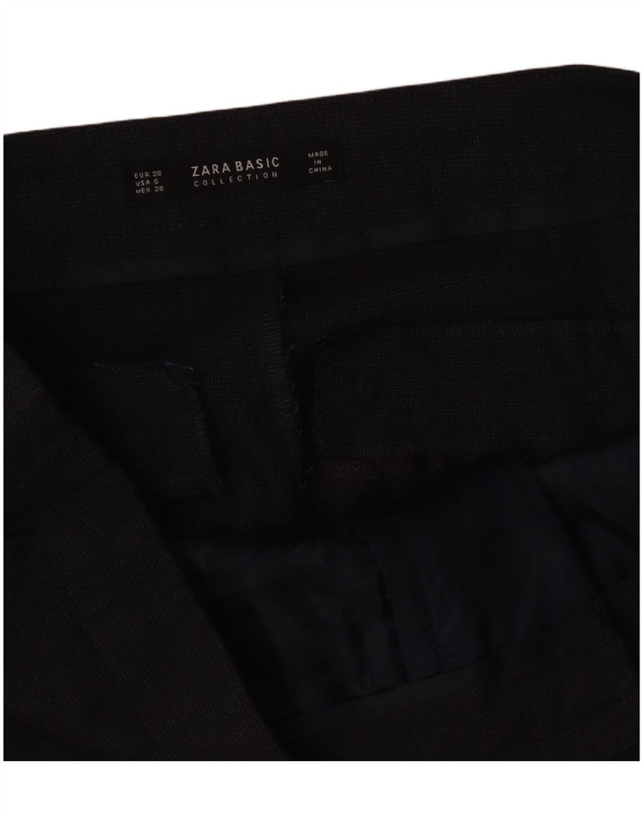 Zara Womens Slim Suit Trousers EU 38 Small W28 L27 Grey