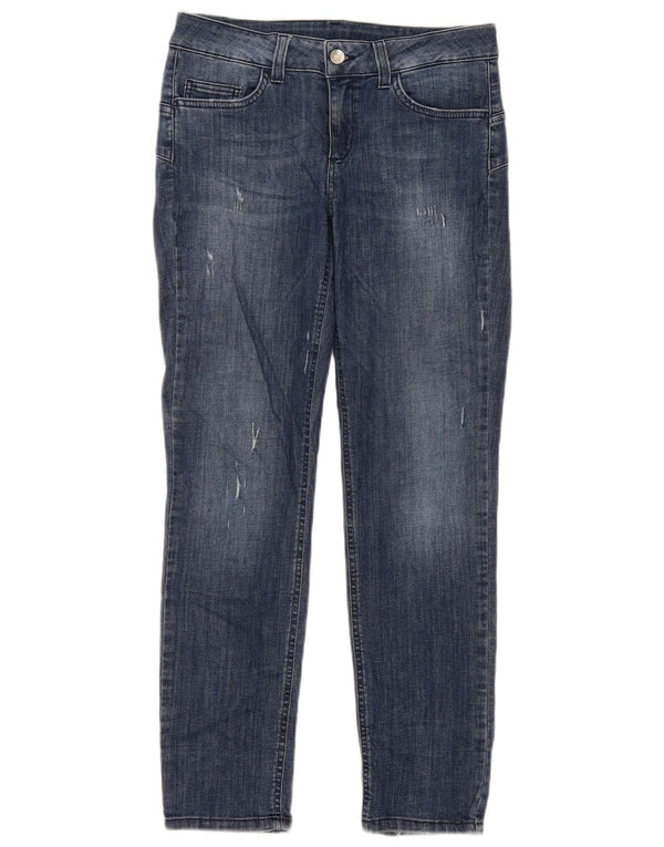Liu Jo Womens Distressed Slim Jeans W28 L27 Blue