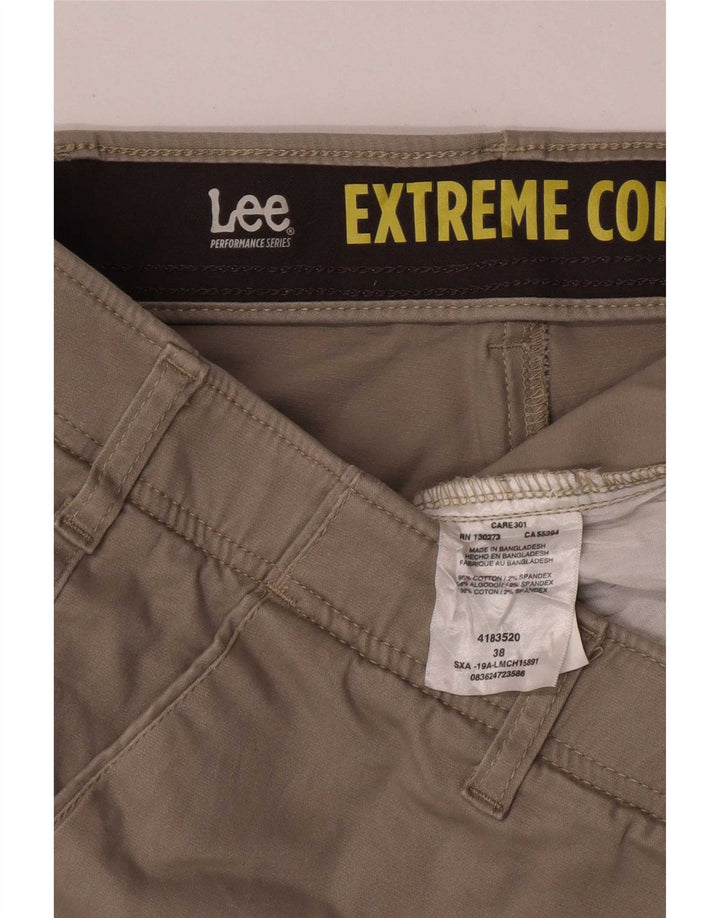Lee Mens Chino Shorts W38 XL Beige Cotton