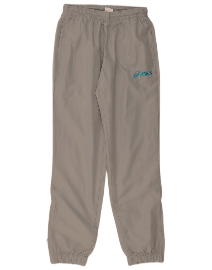 ASICS Mens Tracksuit Trousers Joggers Small  Grey Polyester