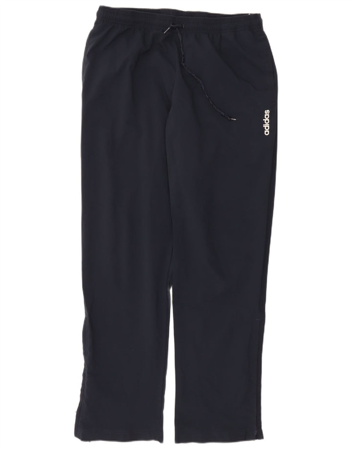 Adidas Mens Tracksuit Trousers Large Navy Blue Polyester