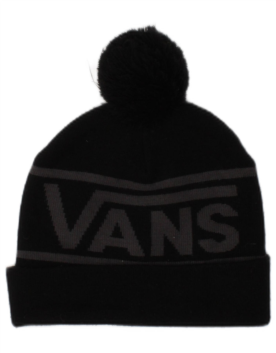 Vans Mens Graphic Knit Beanie Hat One Size Black Colourblock Acrylic