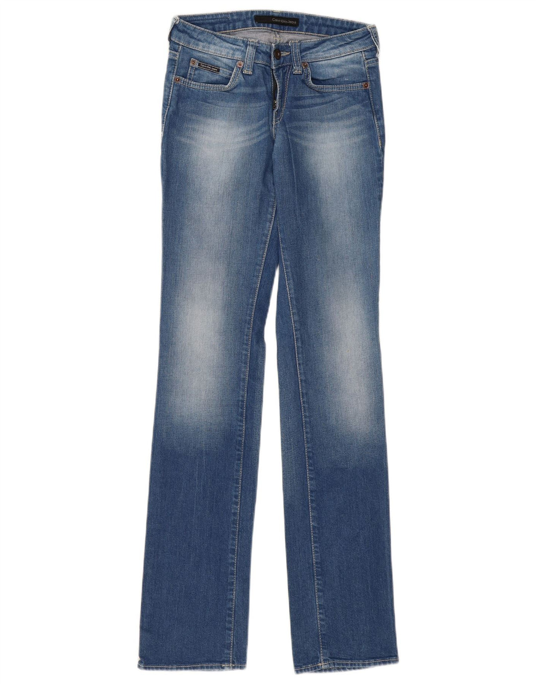 CALVIN KLEIN Jeans dritti da donna W25 L33 Blu
