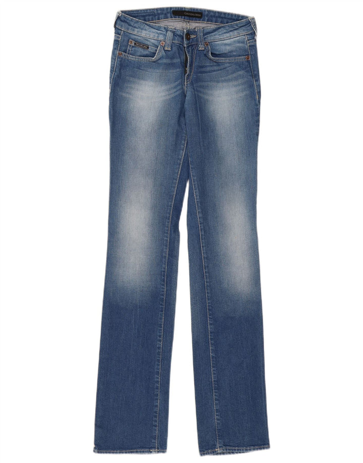CALVIN KLEIN Jeans dritti da donna W25 L33 Blu